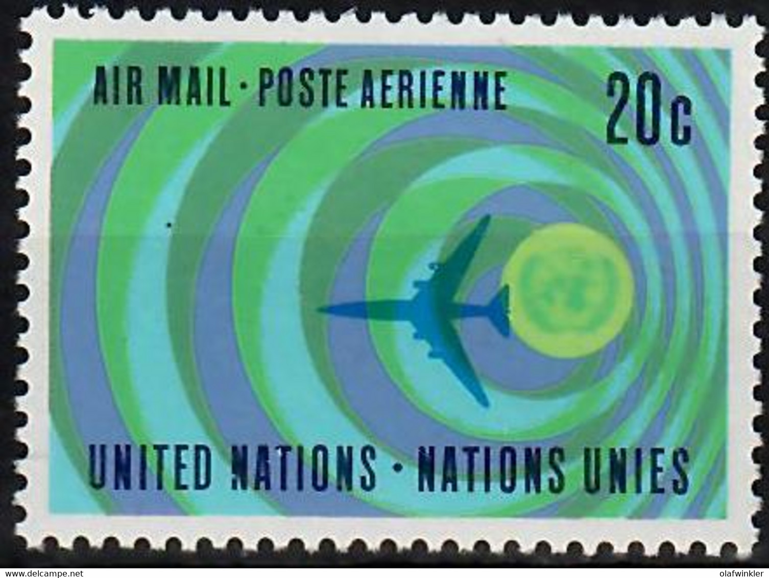 1968 Air Mail Sc C13 / YT A 13 / Mi 202 MNH / Neuf Sans Charniere / Postfrisch [zro] - Airmail