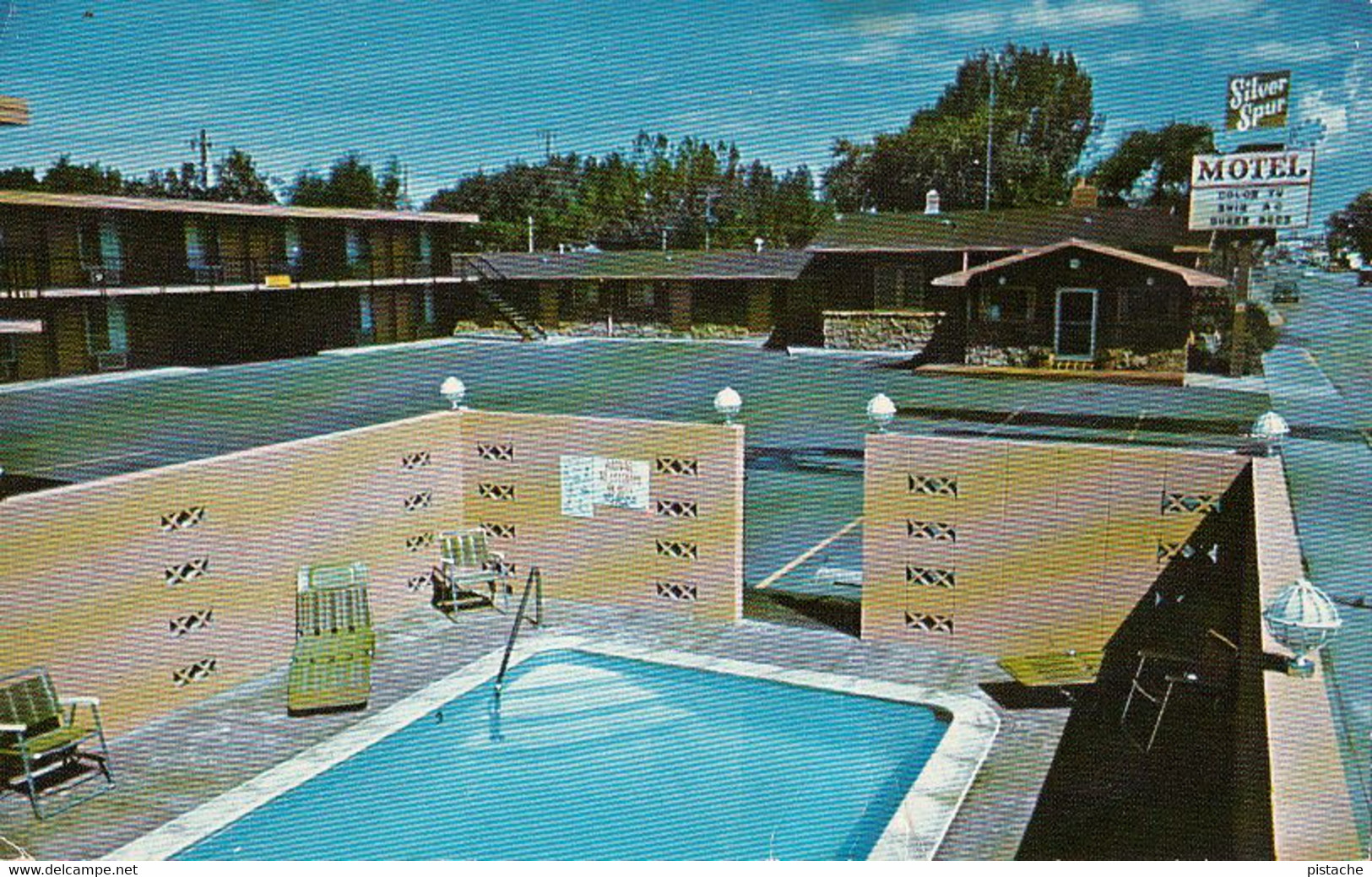 3545 – Laramie Wyoming USA – Silver Spur Motel – Vintage – Condition: See Both Scans - Laramie