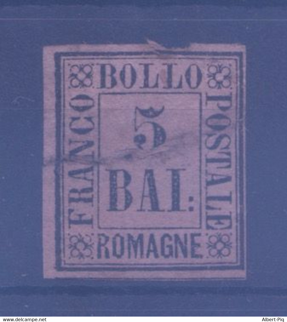 ITALIE Romagne, N° 6, Oblitéré, C: +300, (Petit Défaut En Marge Du Haut) B/TB - Romagna