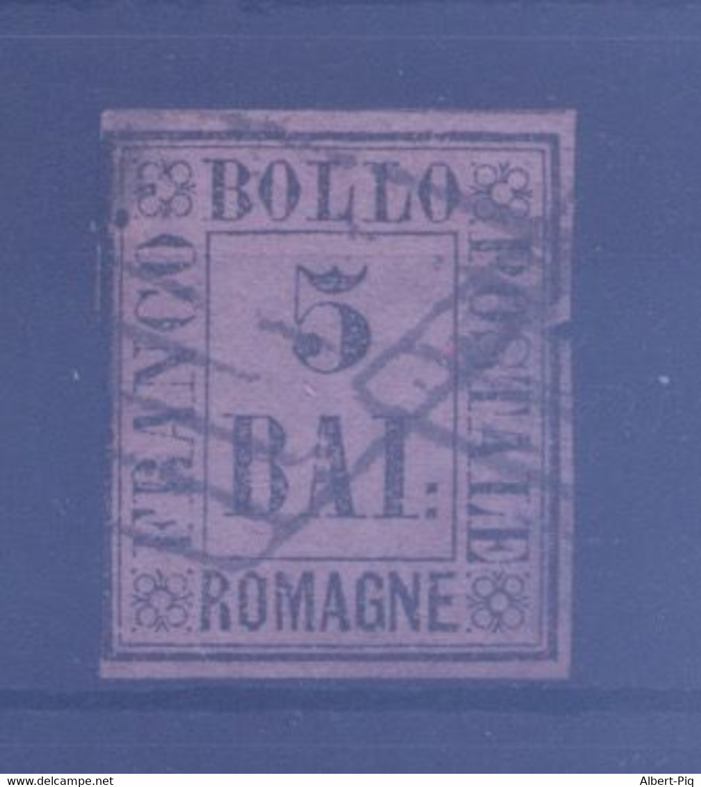 ITALIE Romagne, N° 6, Oblitéré, C: +300, (1 Marge Au Filet Sinon TTB) B/TB - Romagna