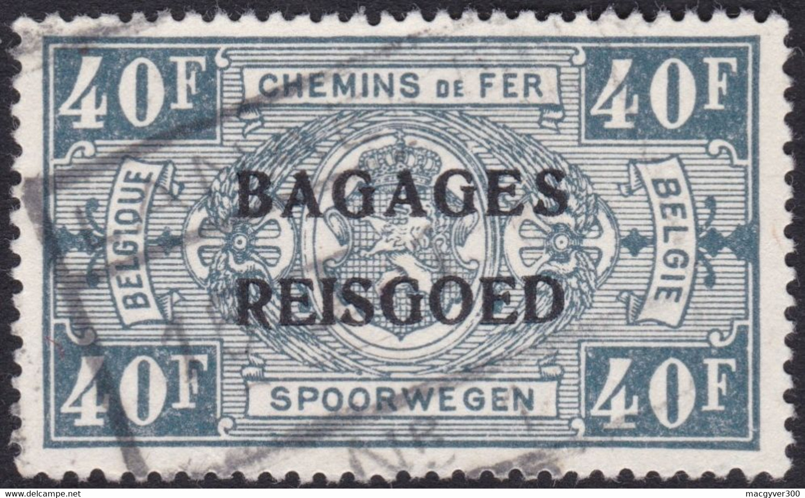 BELGIQUE, 1935, Timbres Bagages ( COB BA22) - Bagages [BA]