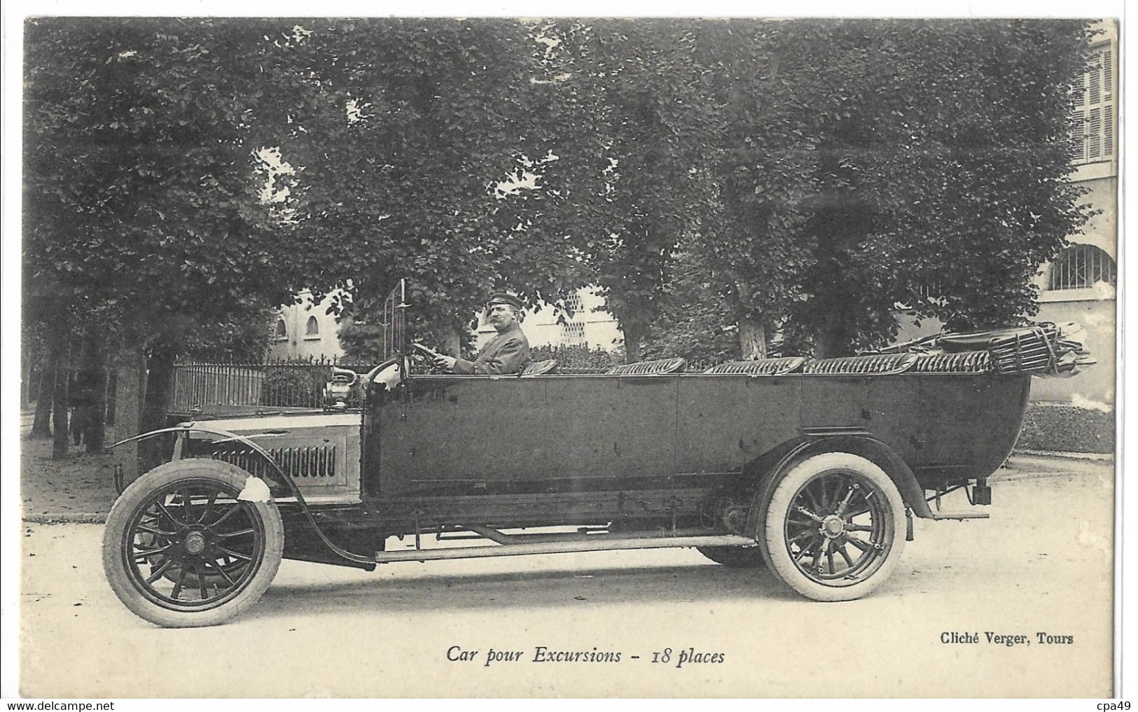 37   CAR  POUR  EXCURSIONS  18  PLACES - Other & Unclassified