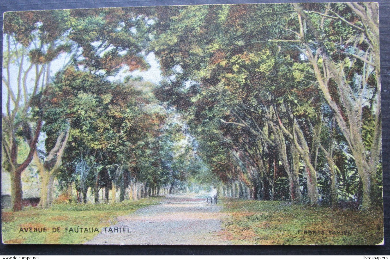 Tahiti  Avenue Fautaua  Cpa - Frans-Polynesië