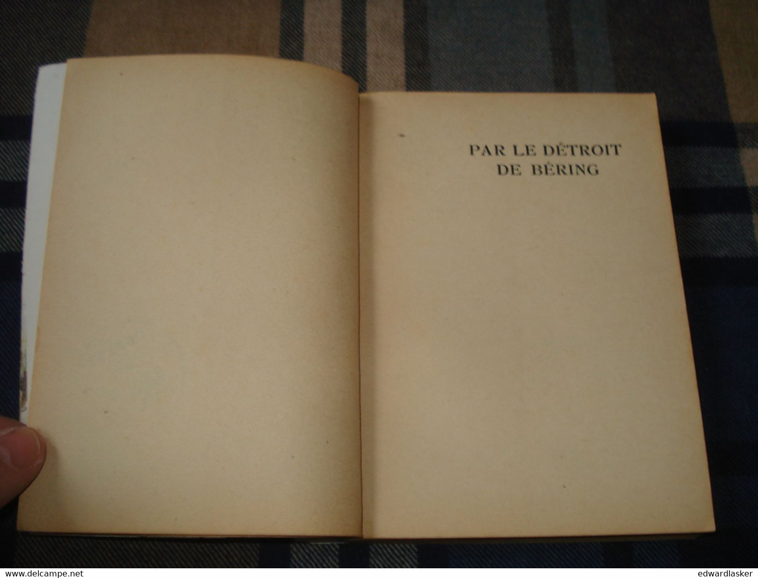 BIBLIOTHEQUE De La JEUNESSE : Par Le Détroit De Béring /G. De Poncins - Jaquette 1954 - Ill. Paul Durand - Bibliotheque De La Jeunesse