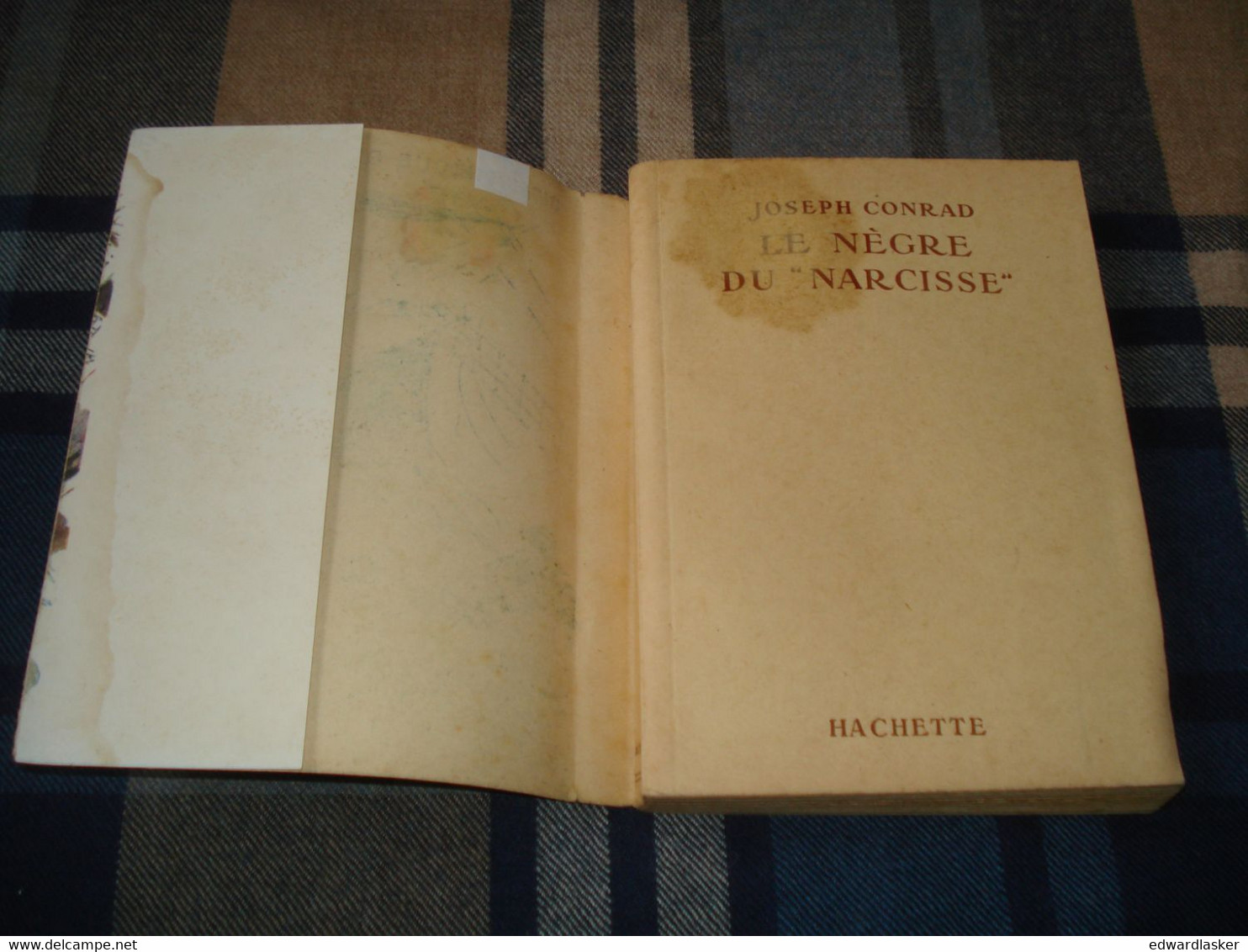 BIBLIOTHEQUE De La JEUNESSE : Le Nègre Du "Narcisse" /Joseph Conrad - Jaquette 1950 - Bibliotheque De La Jeunesse