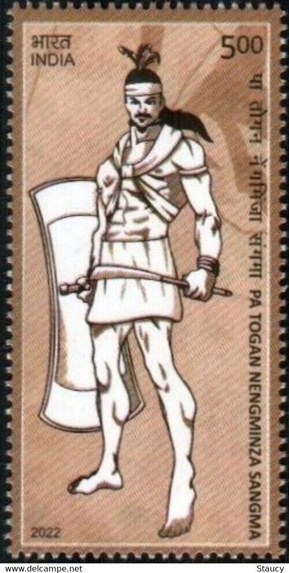 India 2022 Pa Togan Nengmi,North East,British Occupation,Sword Tribe MNH As Per Scan - Sonstige & Ohne Zuordnung