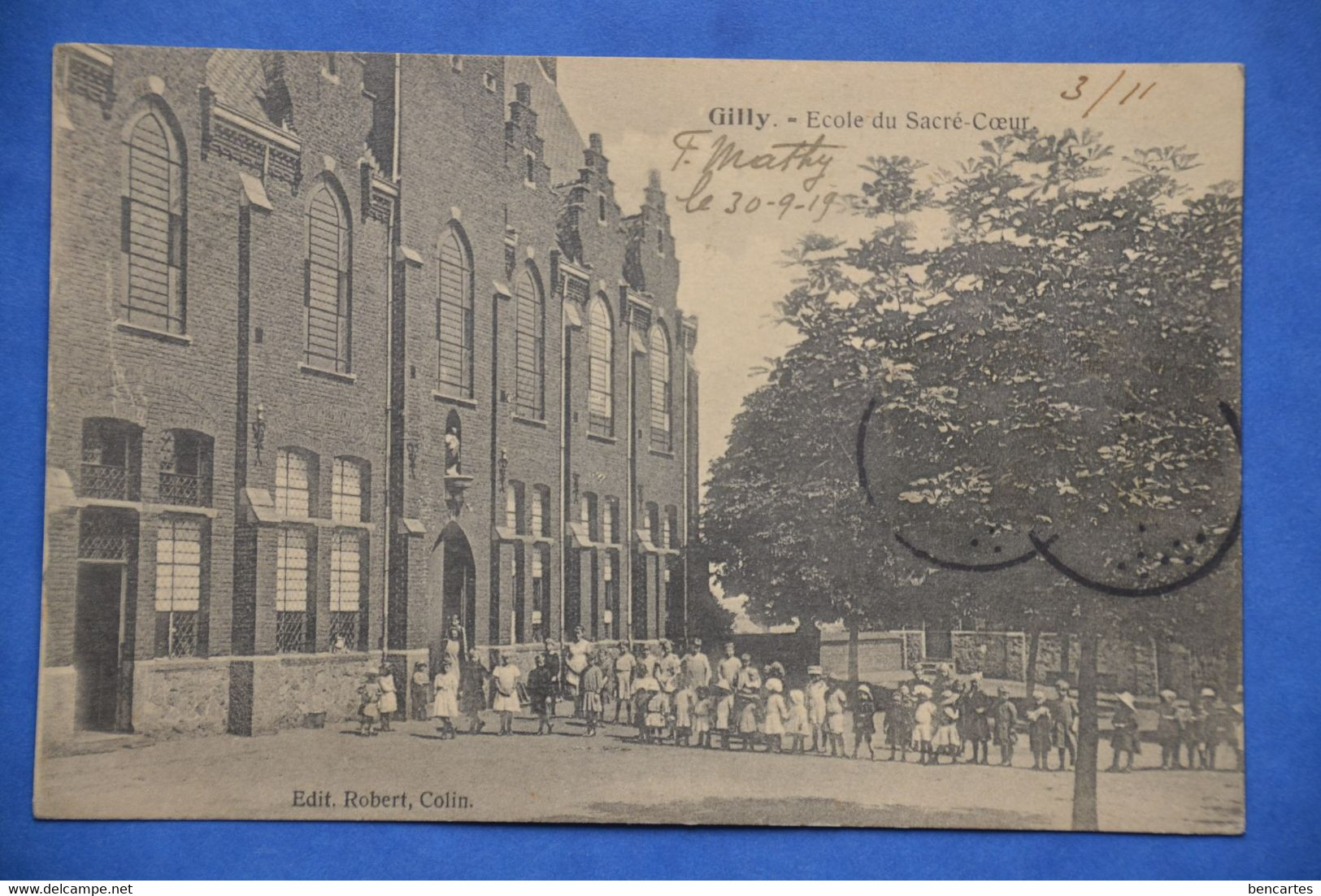 Gilly 1919: Ecole Du Sacré-Coeur Animée - Virton