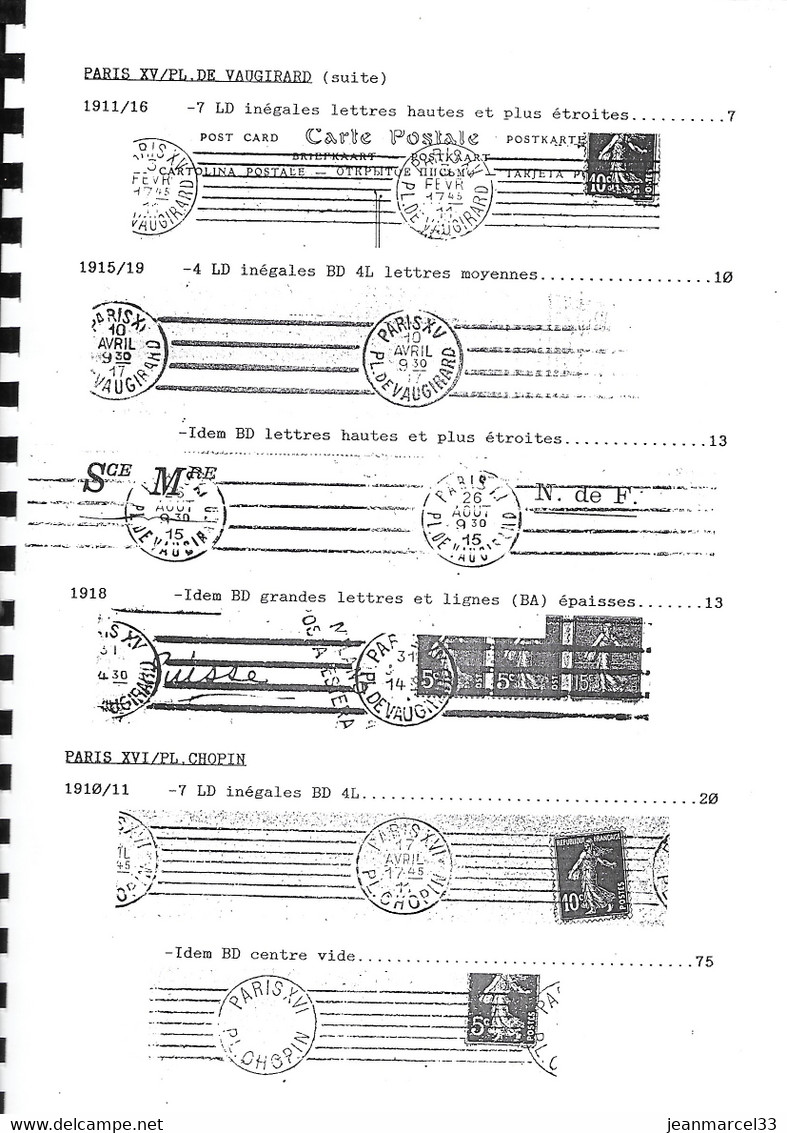 Catalogue " Oblitérations Mécaniques KRAG De Paris Seulement " G. Laloy édition 2005 - France