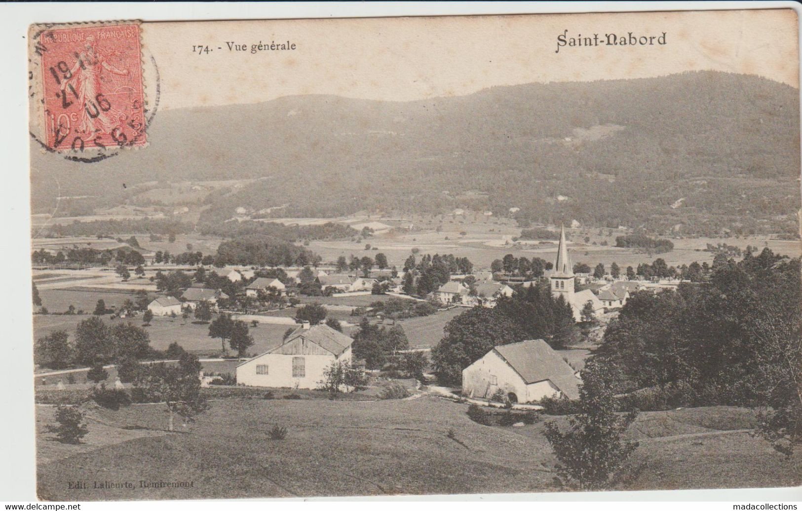 Saint Nabord (88 - Vosges) . Vue Générale - Saint Nabord