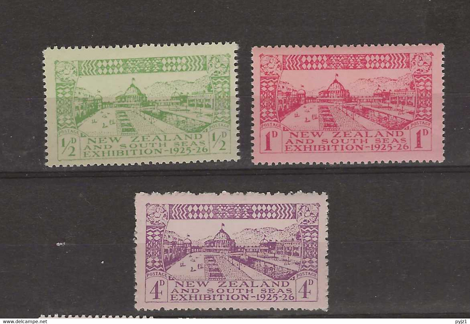 1925 MNH New Zealand Mi 169-71 Postfris** - Unused Stamps