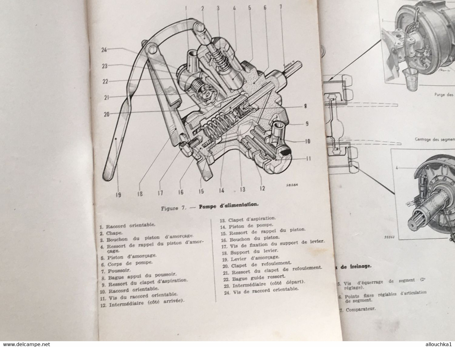 1950- Notice entretien Camion Renault 5 tonnes✔️Type R-42220-Moteur Huile lourde-6 C-105X120-regie nati usines Renault