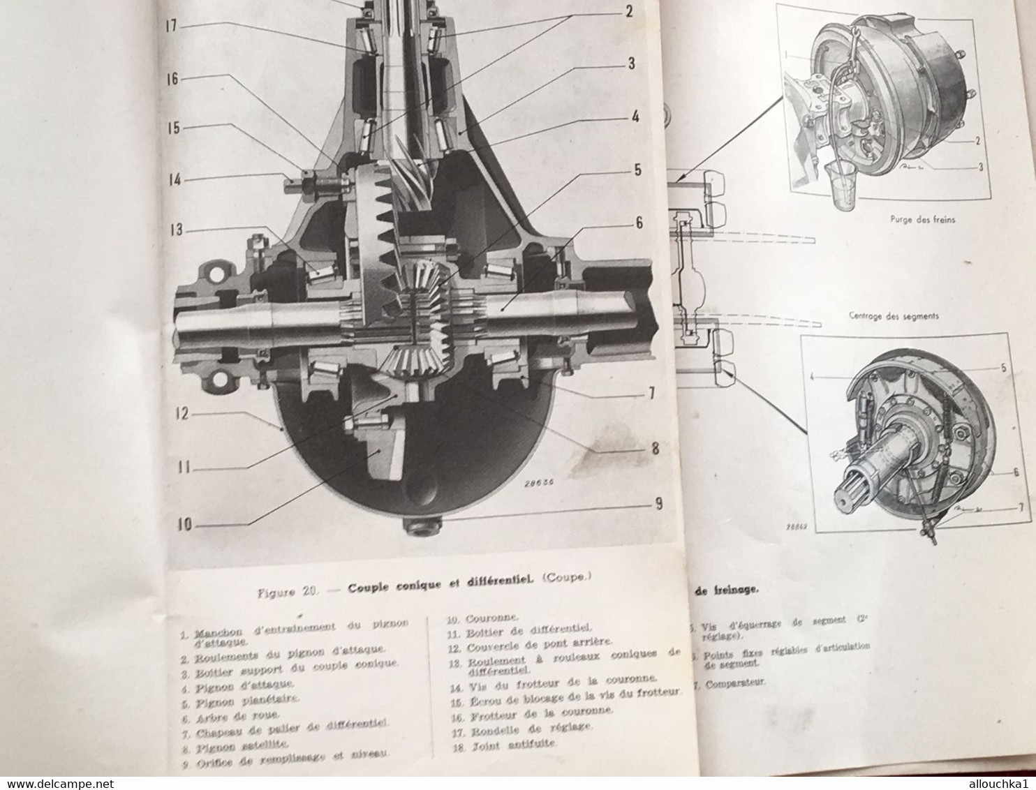 1950- Notice entretien Camion Renault 5 tonnes✔️Type R-42220-Moteur Huile lourde-6 C-105X120-regie nati usines Renault