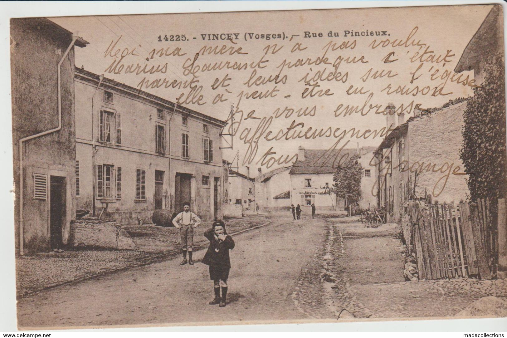 Vincey (88 - Vosges) . Rue Du Pincieux - Vincey