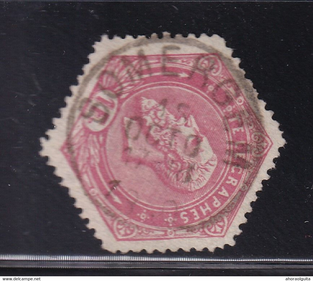 DDDD 429  --  Timbre Télégraphe Cachet Postal Simple Cercle SOMERGEM - Frappe Complète - Telegraafzegels [TG]