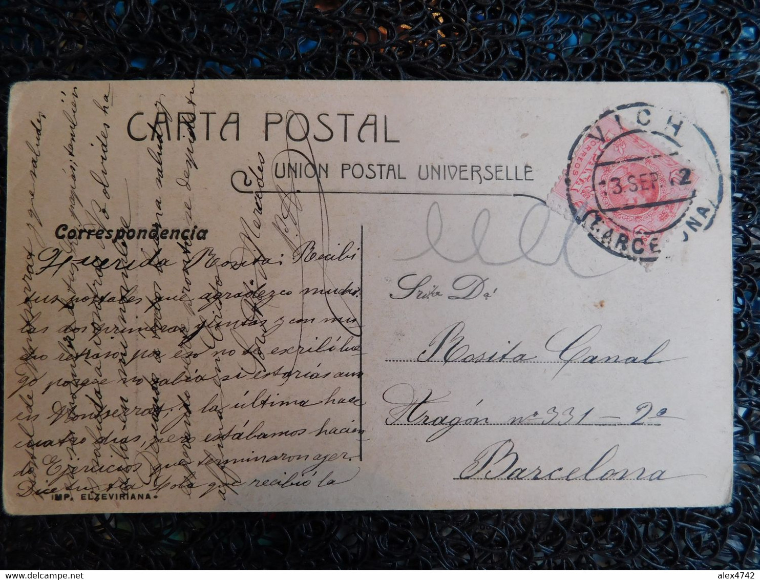 Guinea Espanola, Camino Central, Hacienda Montserrat, 1912 (V15) - Äquatorial-Guinea