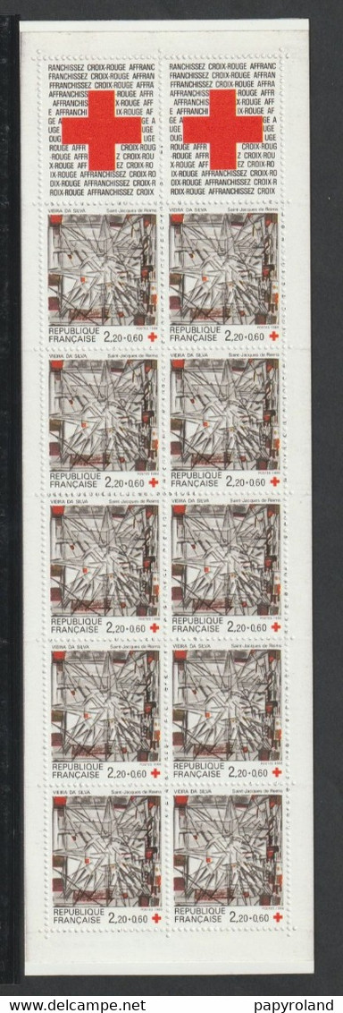 CARNET CROIX ROUGE - N°2035 - Vitrail (2449a) -  1986 - Neuf Non Plié - ** - Croix Rouge