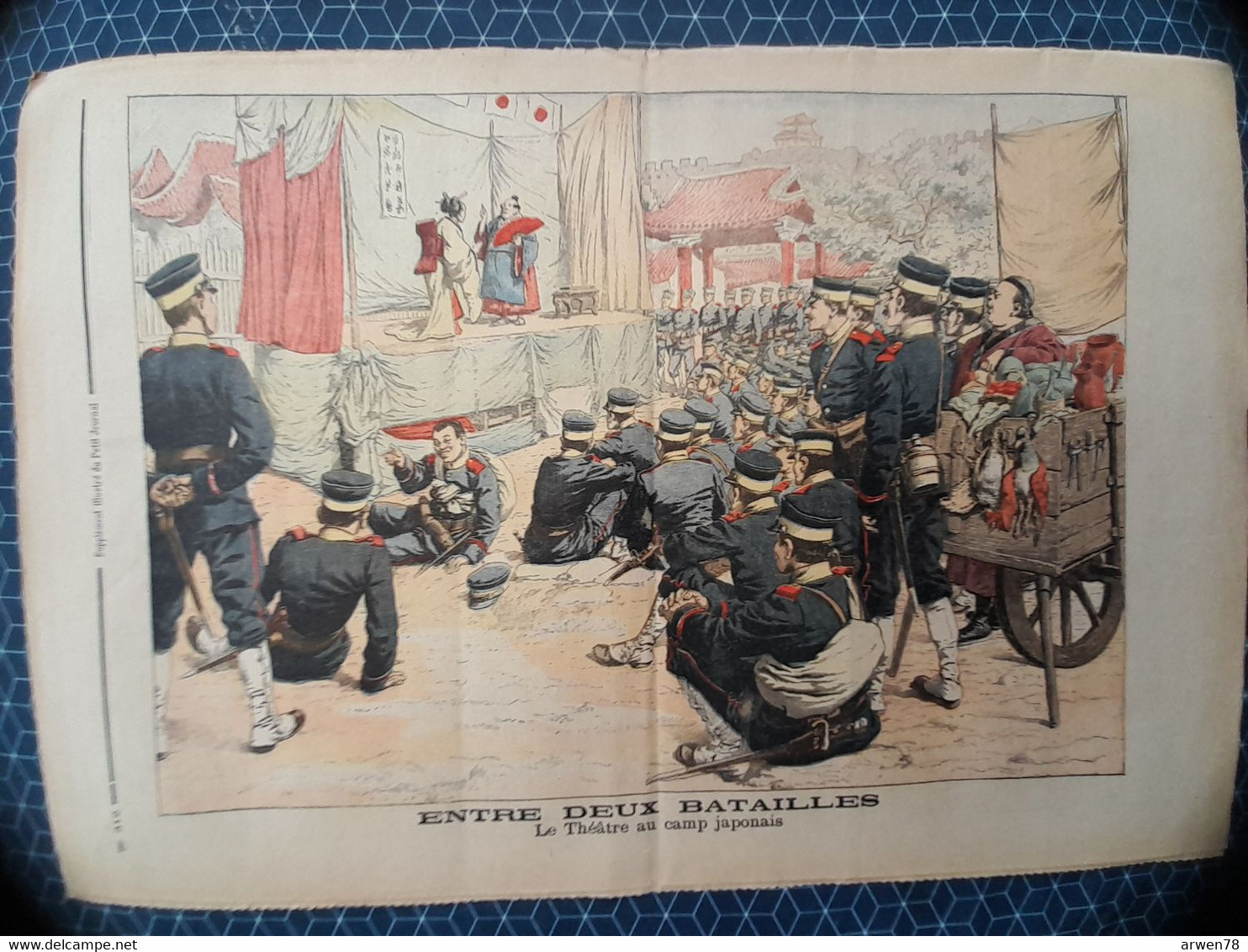 Le Petit Journal N° 723 Le Capitaine Russe Lebedief Défend Un Bastion A Port Arthur Théâtre De Guerre Au Camp Japonais - Le Petit Marseillais