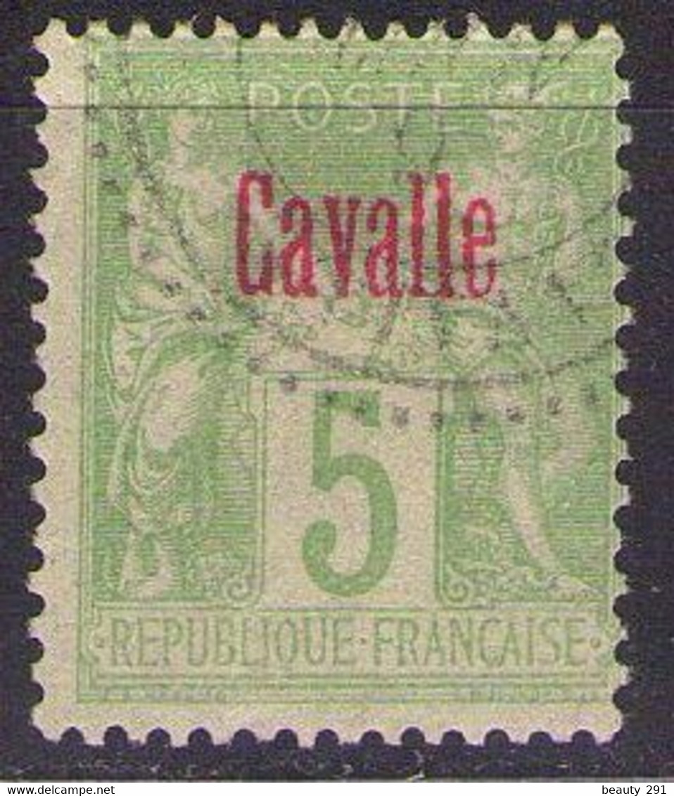 CAVALLE 1900  Mi 7 USED - Used Stamps