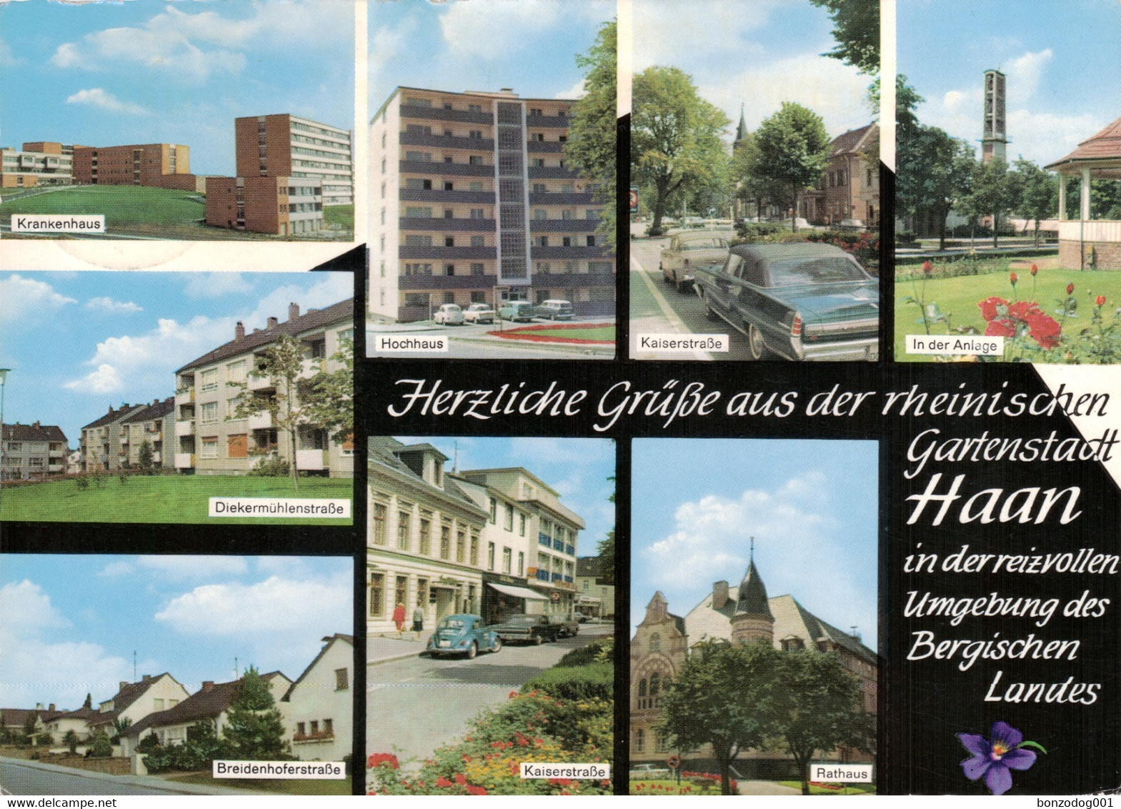 Haan, Germany Multiview. Kaiserstrasse, Hospital - Haan
