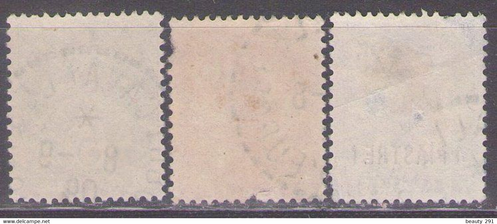 CAVALLE 1902  Mi 9,11,12  BLUE CANCEL  USED - Unused Stamps