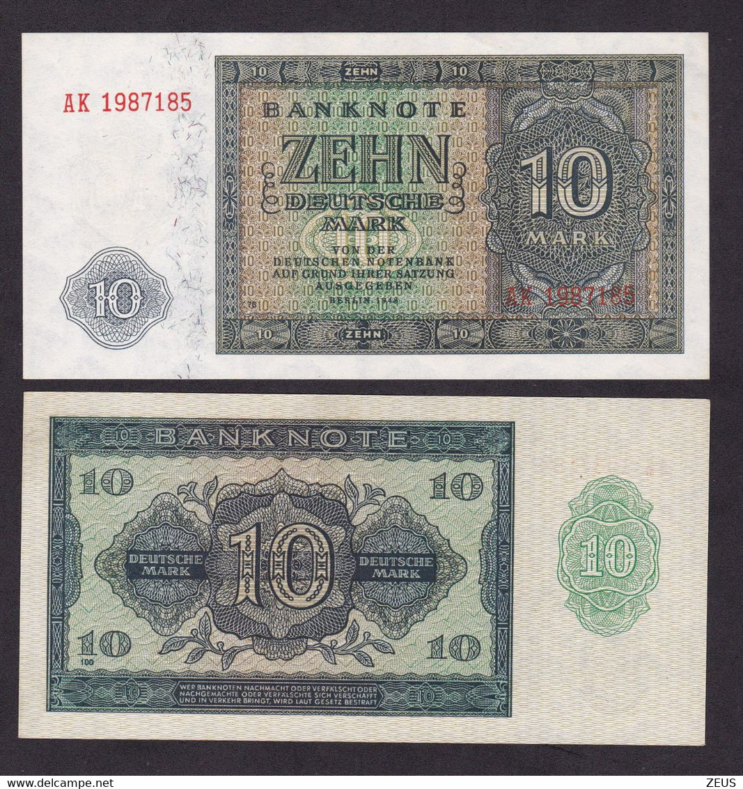 GERMANIA 10 MARCHI 1948 P12B FDS - 10 Deutsche Mark