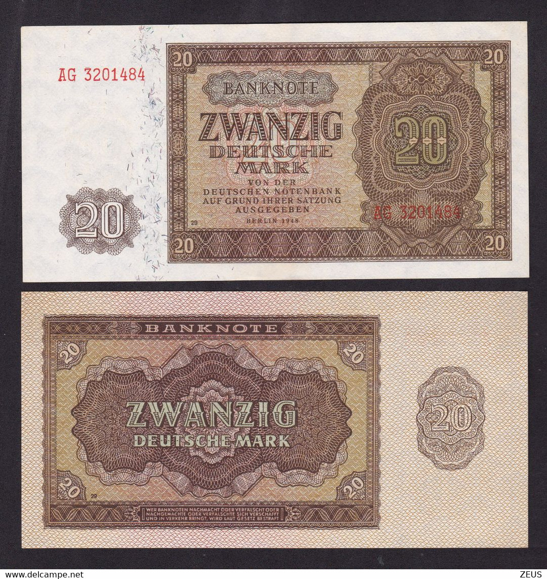 GERMANIA 20 MARCHI 1948 P13B FDS - 20 Deutsche Mark