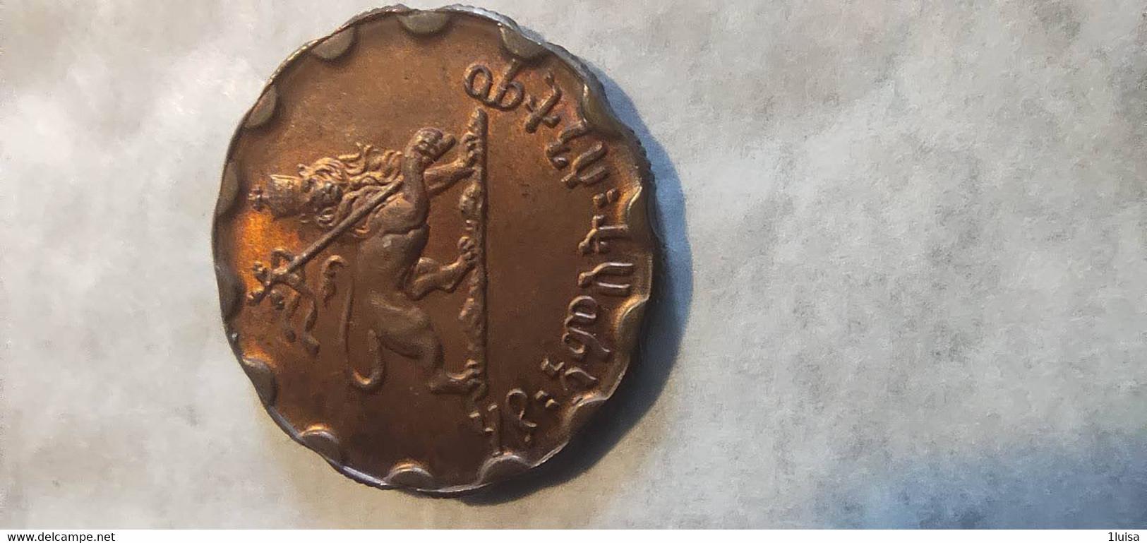 ETIOPIA 25 CENTS 1943-1944 - Ethiopië