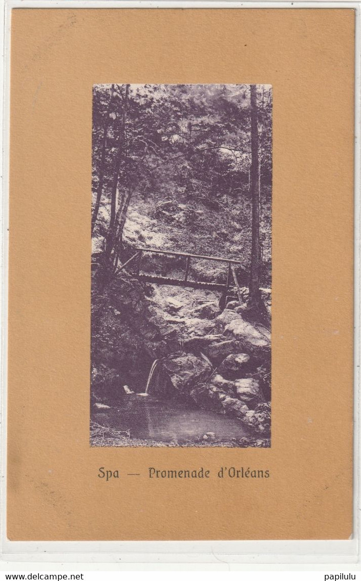 BELGIQUE 154 : Spa Promenade D'Orléans : édit. H Guggenheim & Cie Zurich N° 12846 - Spa