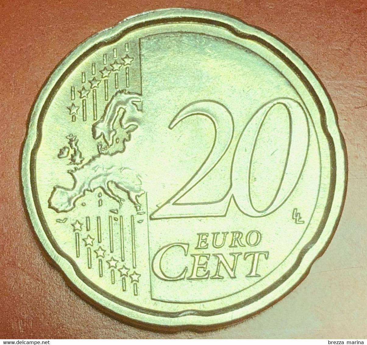 CIPRO - 2008 - Moneta - Nave Di Kyrenia (del IV Secolo A.c.) - Nome Greco Dell'isola (ΚΥΠΡΟΣ) - Euro - 0.20 - Cyprus