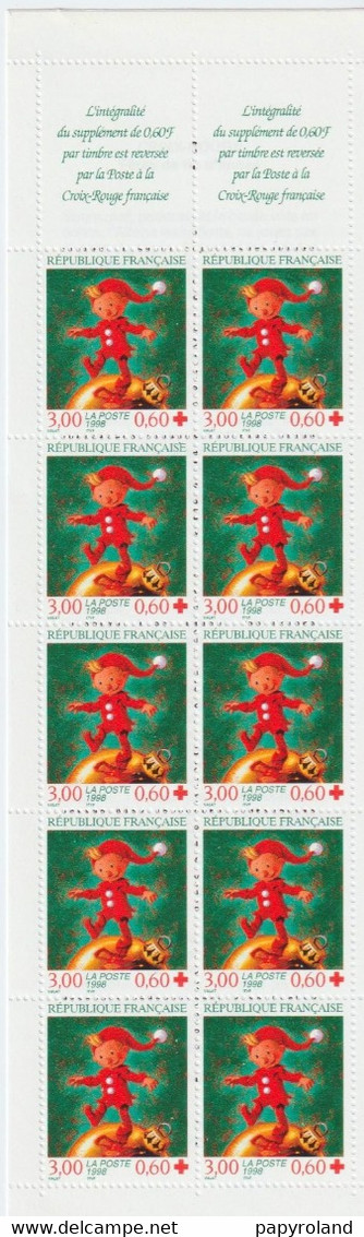 CARNET CROIX ROUGE - N°2047 - Lutin  (3199a) -  1998 - Neuf Non Plié - ** - Croix Rouge