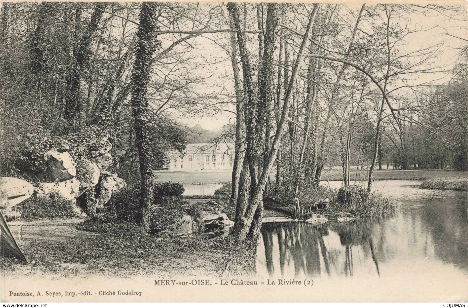 95 - MERY SUR OISE - S07973 - Le Château - La Rivière - L14 - Mery Sur Oise