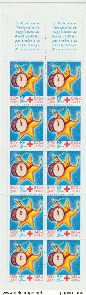 CARNET CROIX ROUGE - N°2048 - Etoile  (3288a) -  1999 - Neuf Non Plié - ** - Croix Rouge