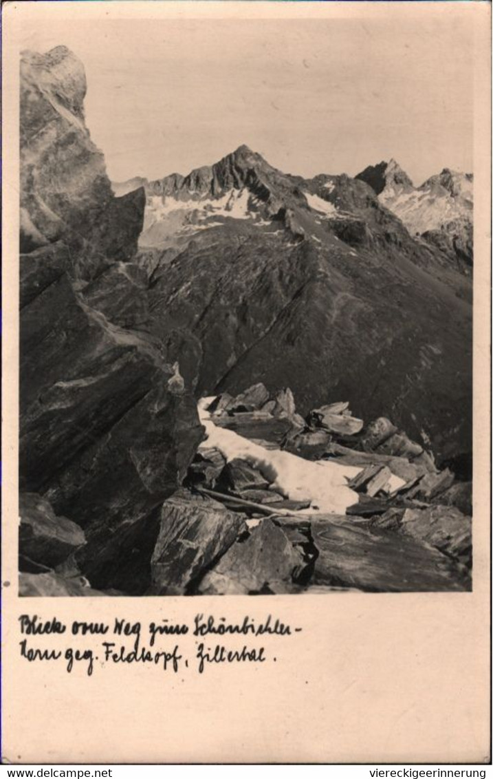 ! 1934 Alte Ansichtskarte Zillertal, Berliner Hütte DÖAV, Mayrhofen, Österreich - Zillertal