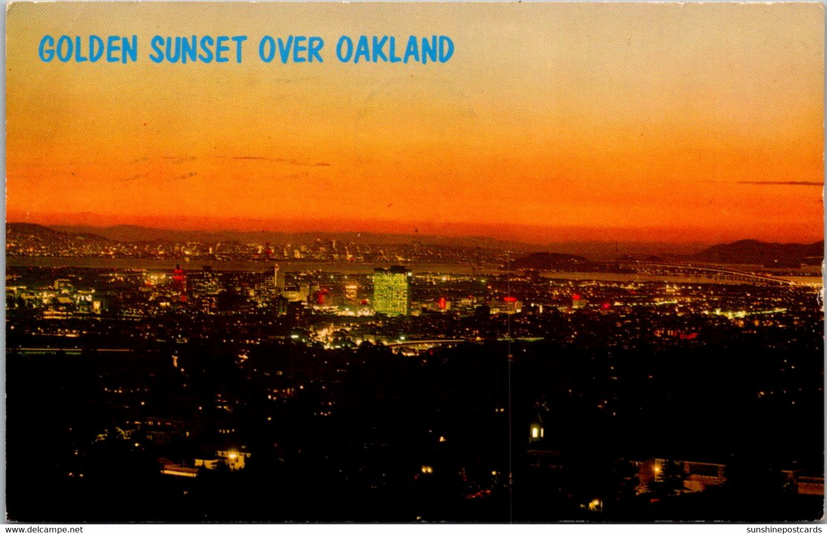 California Oakland Golden Sunset 1968 - Oakland