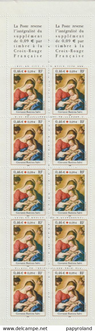 CARNET CROIX ROUGE - N°2051 -   0.46€ + 0.09 Vierge Et L'Enfant    -  1984 - Neuf Non Plié - ** - Croix Rouge
