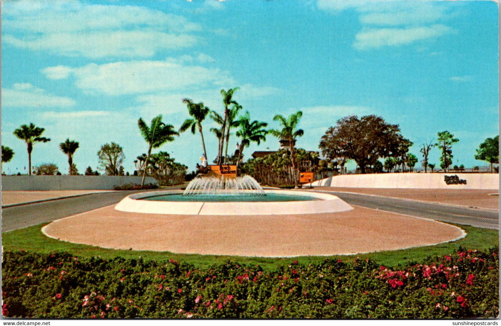 Florida Tampa 40th Street Entrance To Busch Gardens 1972 - Tampa