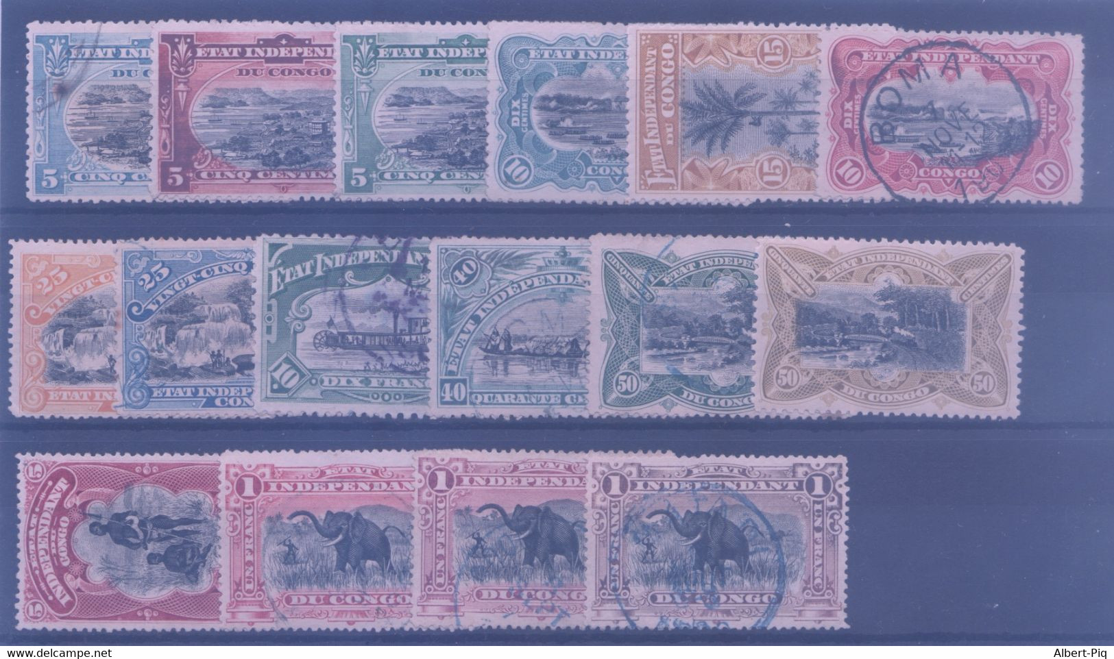 Congo-Belge, N°14/29, (sauf N°17),18 (x3), Oblitérés Ou Neufs*,  C +200, TB - 1884-1894