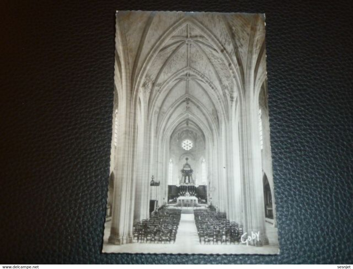 Celles-sur-Belle - Intérieur De L'Eglise Abbatiale - 2 - Editions Gaby - Artaud Père Et Fils - Année 1966 - - Kirchen U. Kathedralen