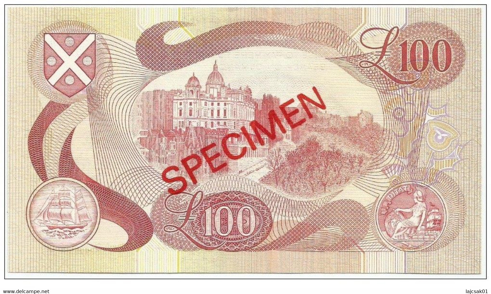 Bank Of Scotland 100 Pounds 1994. UNC SPECIMEN P-118A Sign.b - 100 Pond