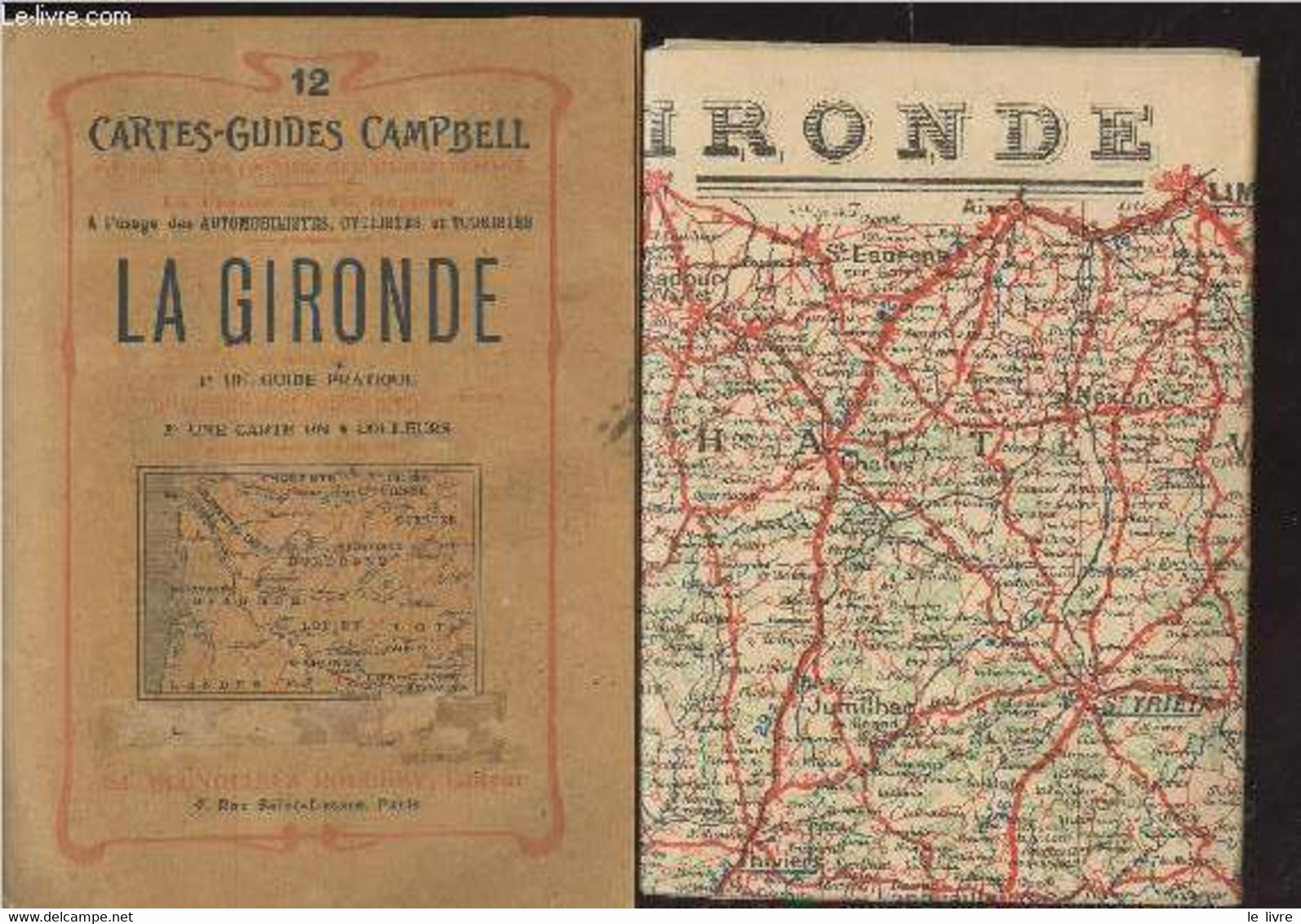 Cartes-Guides Campbelle N°12 : La Gironde - Collectif - 0 - Maps/Atlas