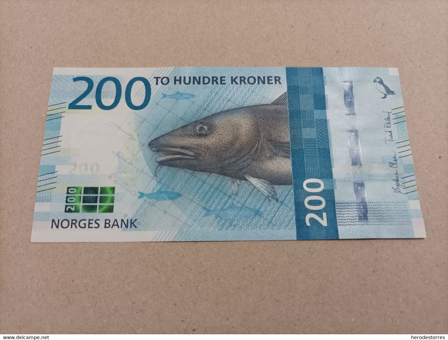 Billete De Suecia De 200 Kronor, Año 2016, UNC - Norway