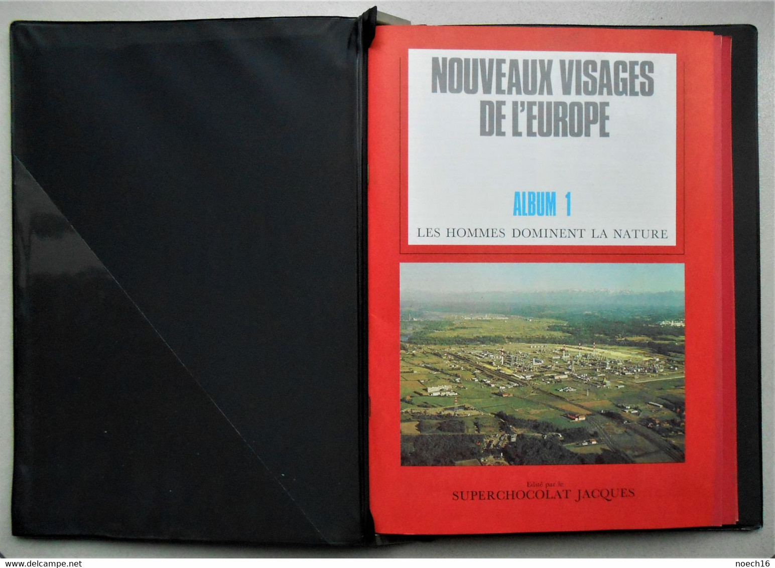 Farde 4 Albums Chromos Vignettes Jacques - Nouveaux Visage De L'Europe - Sammelbilderalben & Katalogue