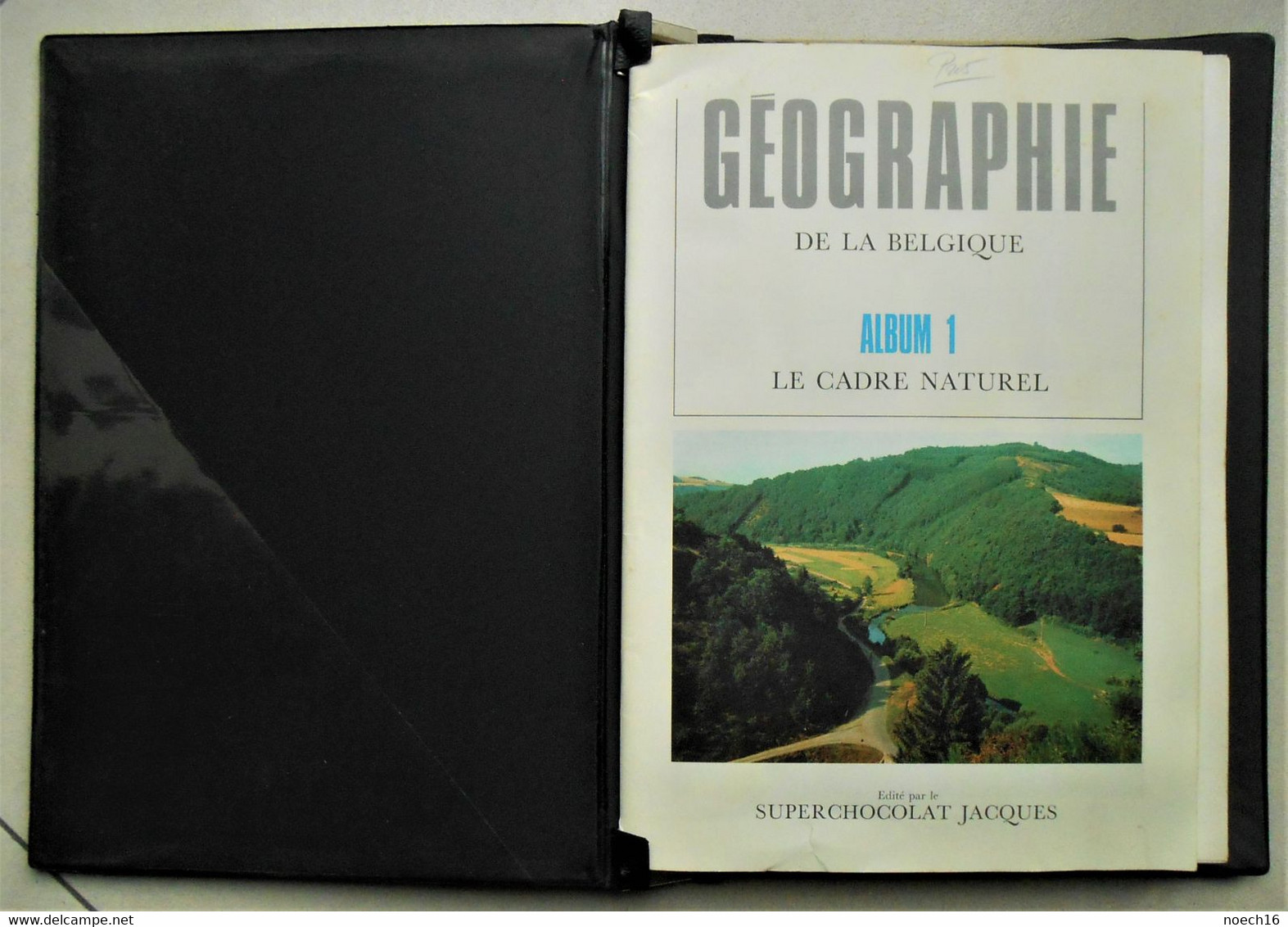 Farde 4 Albums Chromos Vignettes Jacques - Géographie De La Belgique - Albums & Catalogues