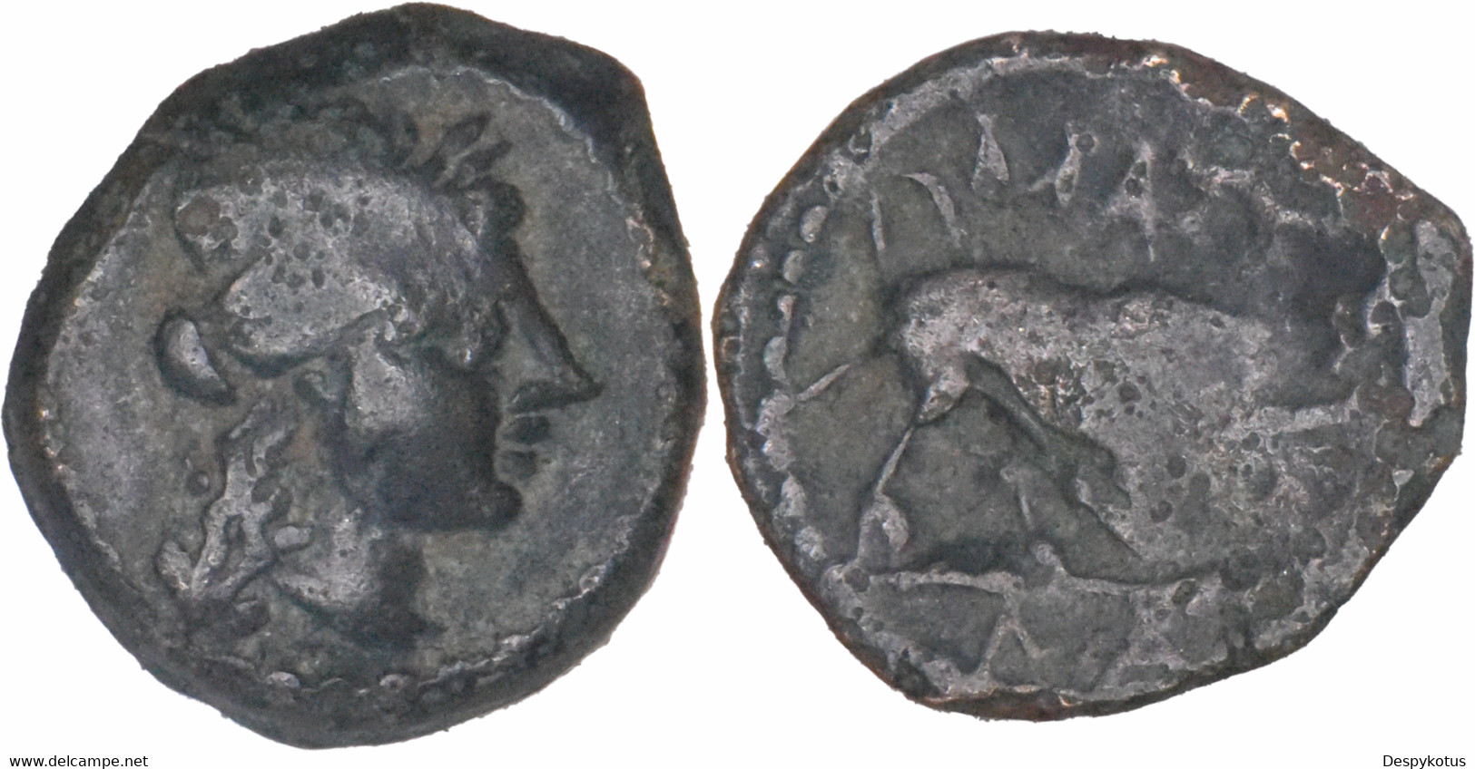 Gaule - Massalia - 150-130 Av. JC - Apollon Lauré - Taureau Chargeant à D. ΔΑ à L'exergue - 1.90 G. 15.1 Mm - 12-296 - Gauloises