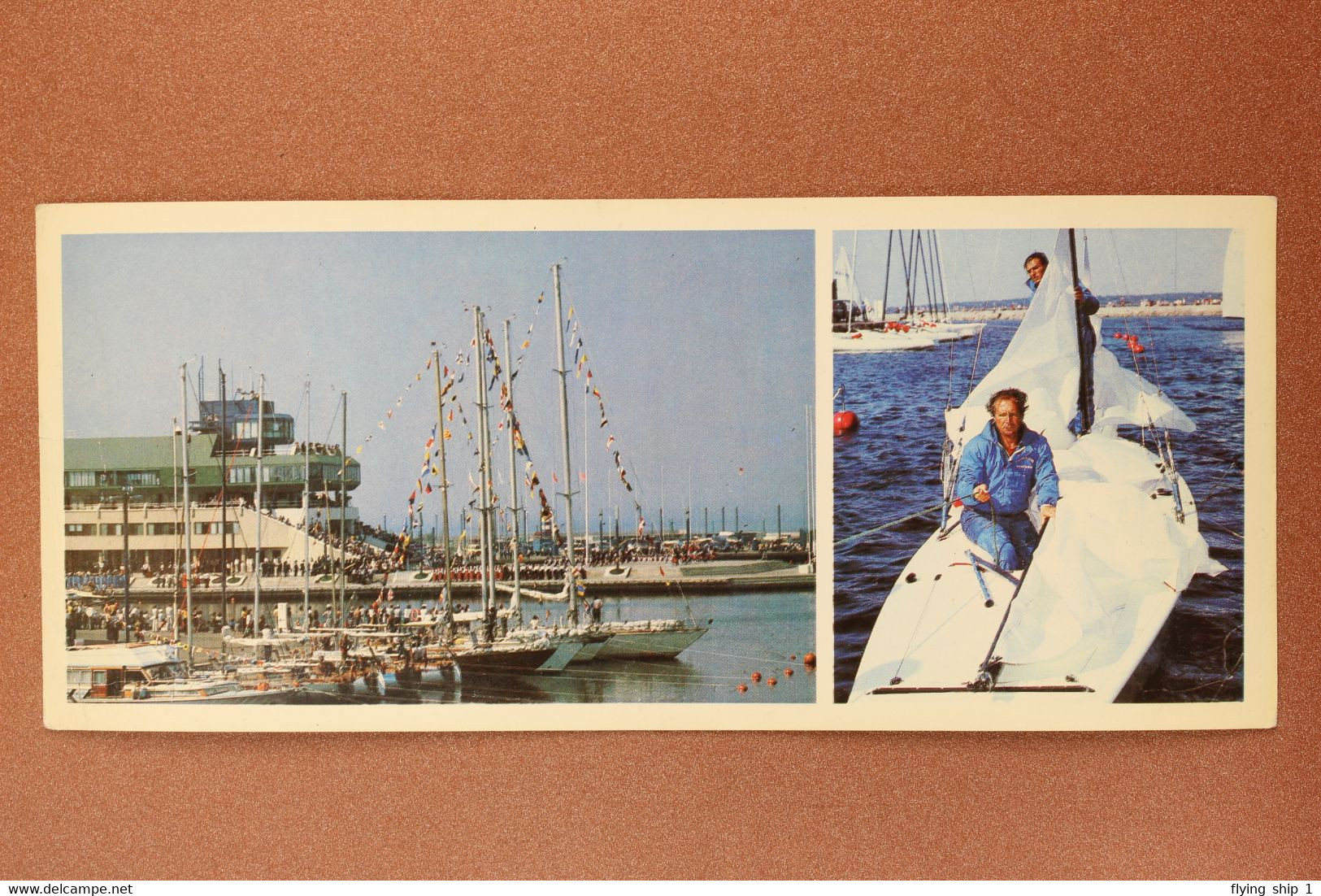 USSR Russian Postcard 1981 Soviet Sport Olympics Champion MANKIN, MUZYCHENKO Yachting In Star Class - Olympic Games