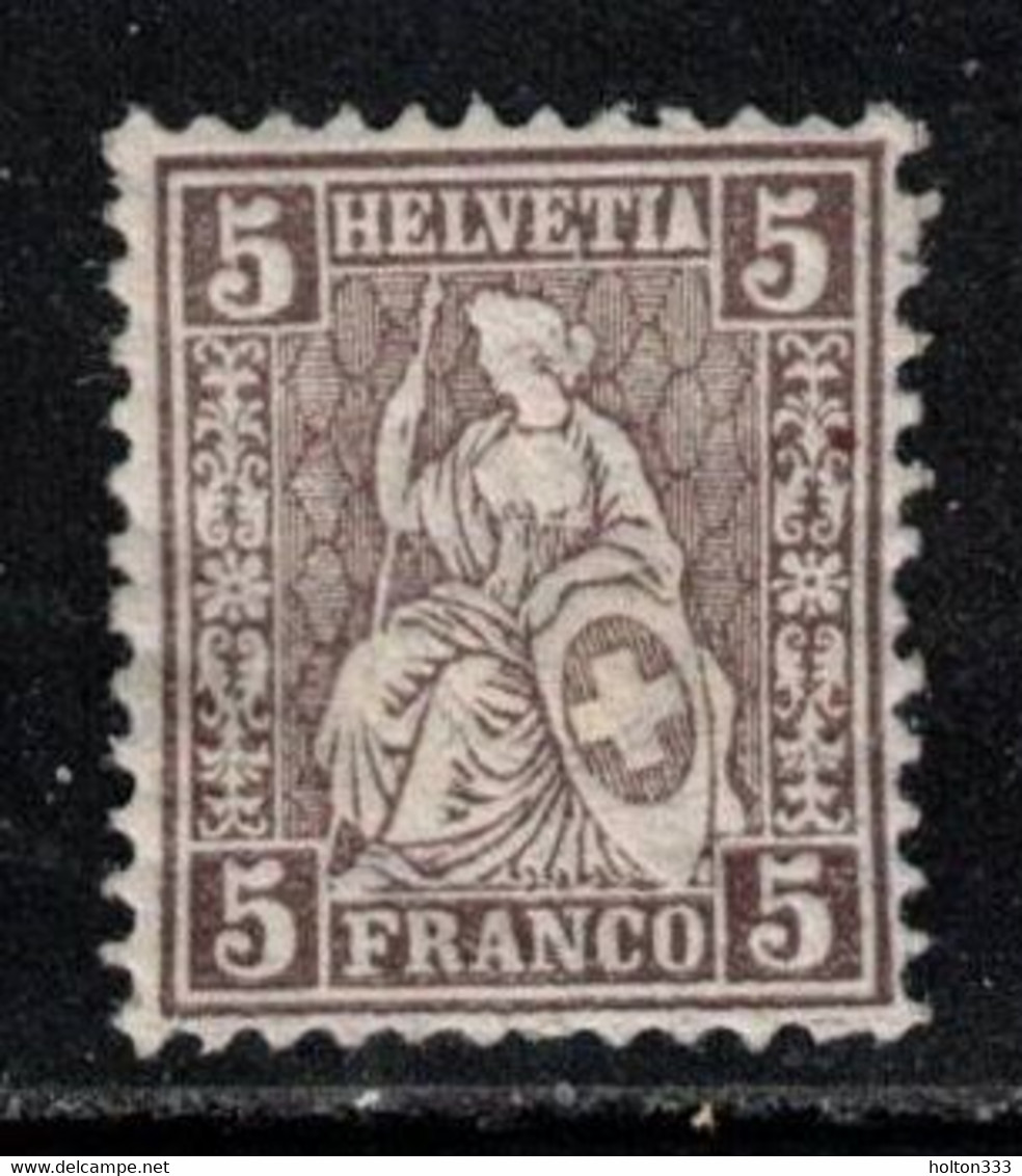 SWITZERLAND Scott # 61 MH - Small Spot Of Gum Missing - Neufs