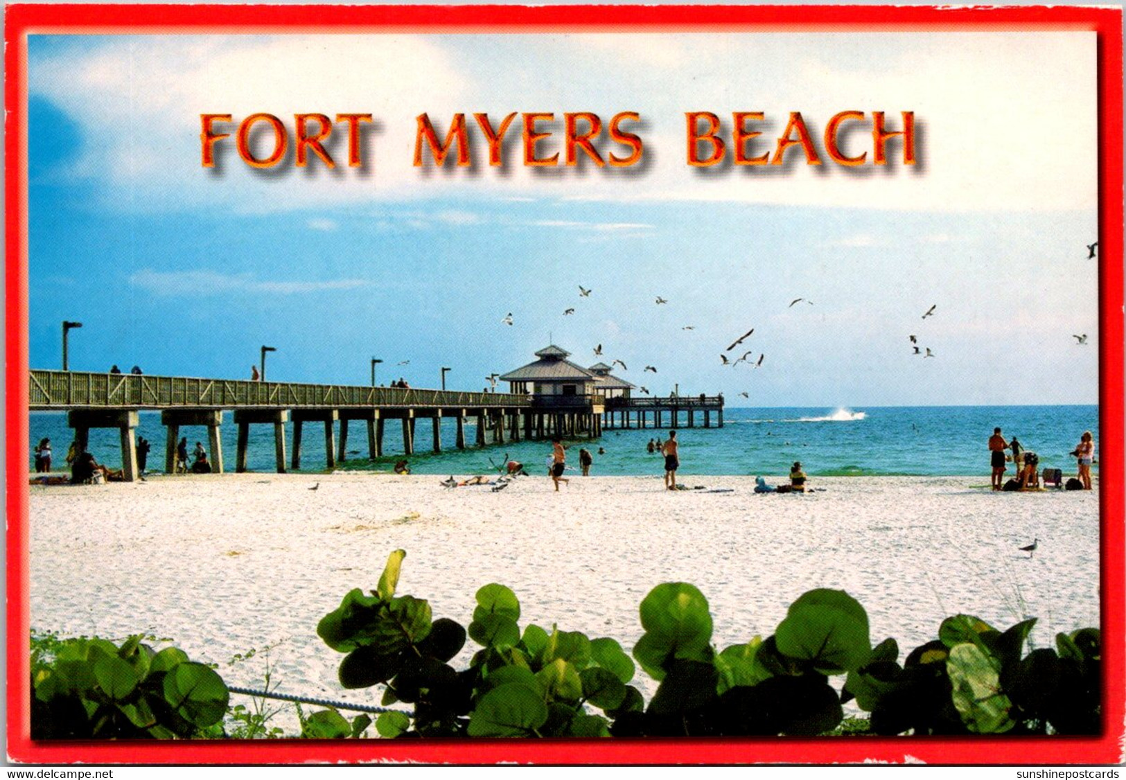 Florida Fort Myers Beach Showing Fishing Pier - Fort Myers