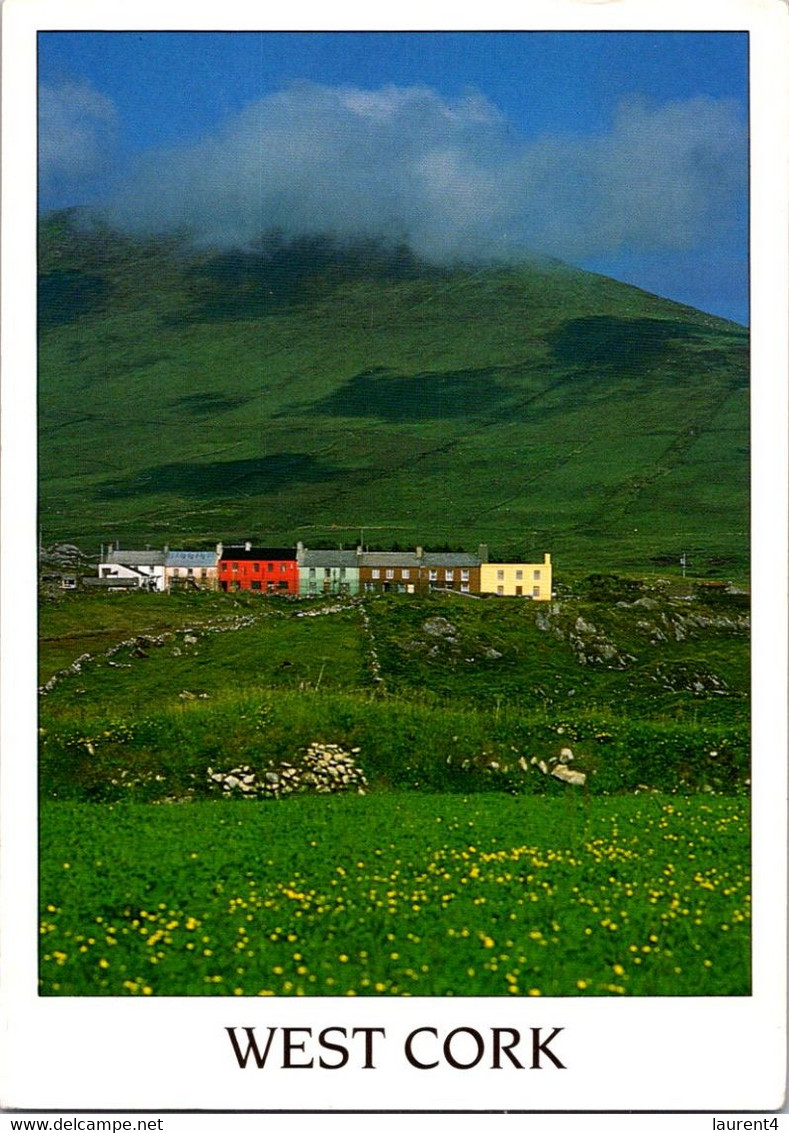 (4 N 50) Ireland - West Cork (posted To France With Butterfly Stamp) Allihie Village - Cork