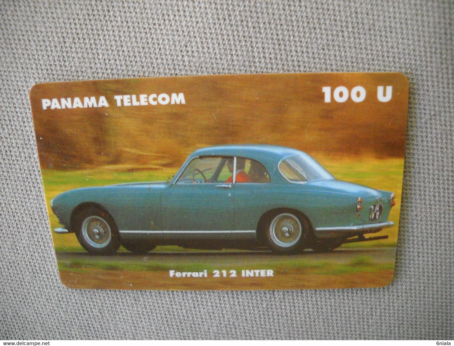 6869 Télécarte Collection  VOITURE FERRARI 212 INTER PANAMA     (scans Recto Verso)  Carte Téléphonique - Cars