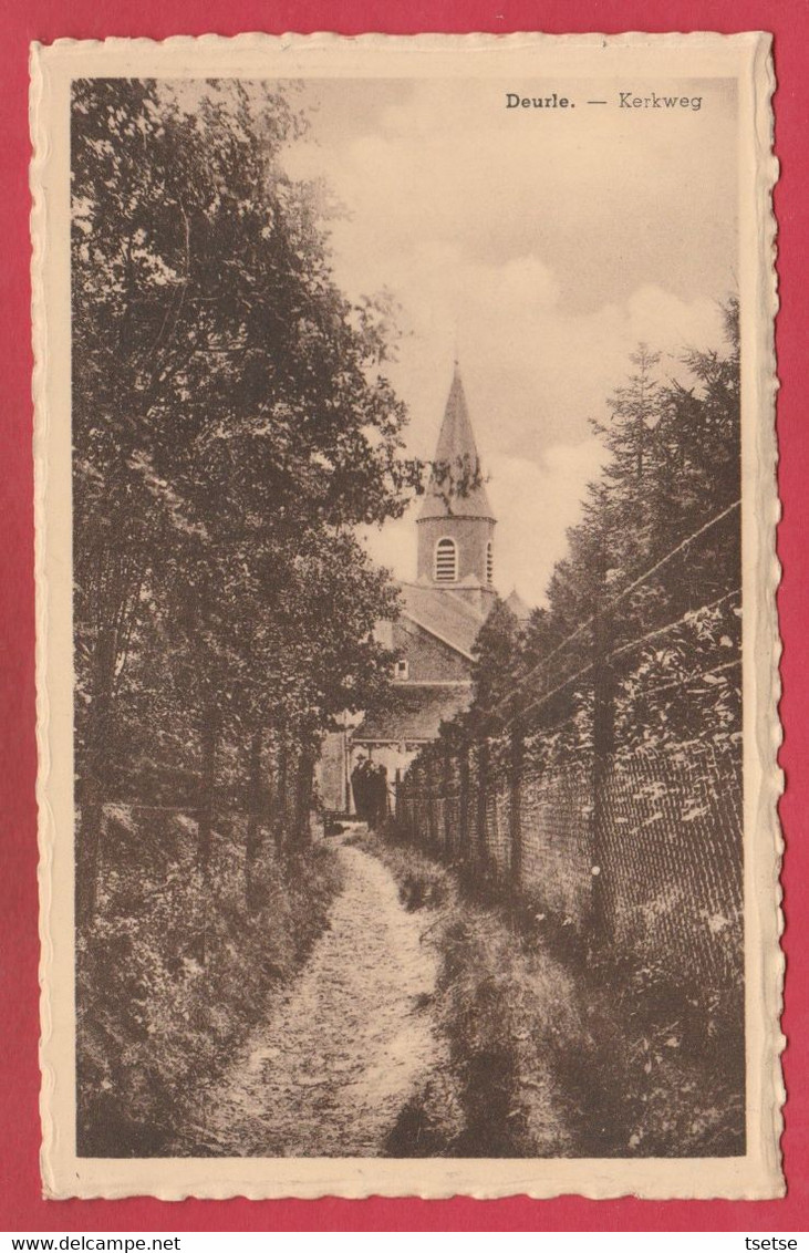 Deurle - Kerkweg - 1945 ( Verso Zien ) - Sint-Martens-Latem